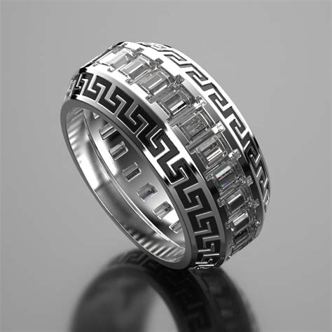 versace mens wedding band|Versace men's wedding rings.